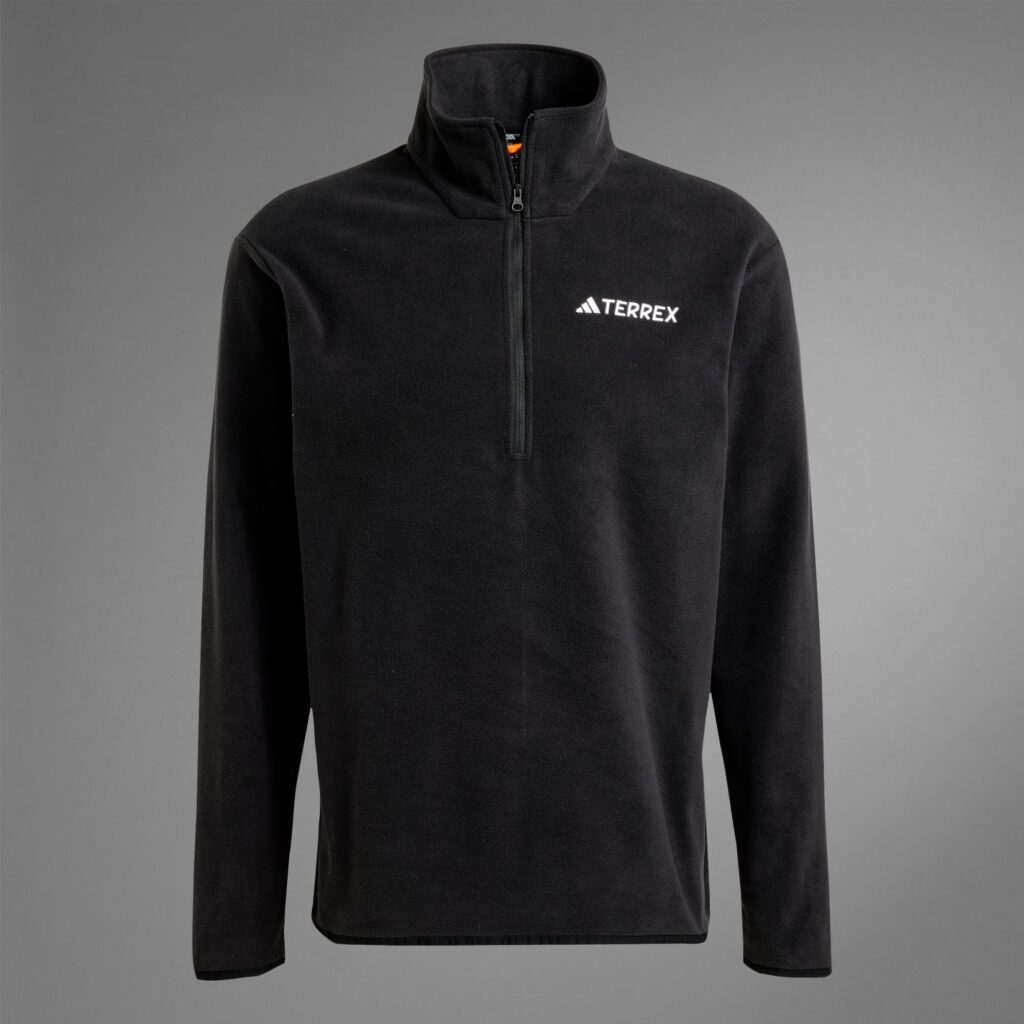 ژاکت نیم‌زیپ مردانه adidas Multi Essentials – مشکی